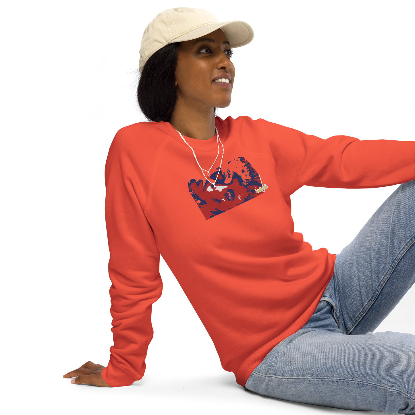 Unisex raglan sweatshirt