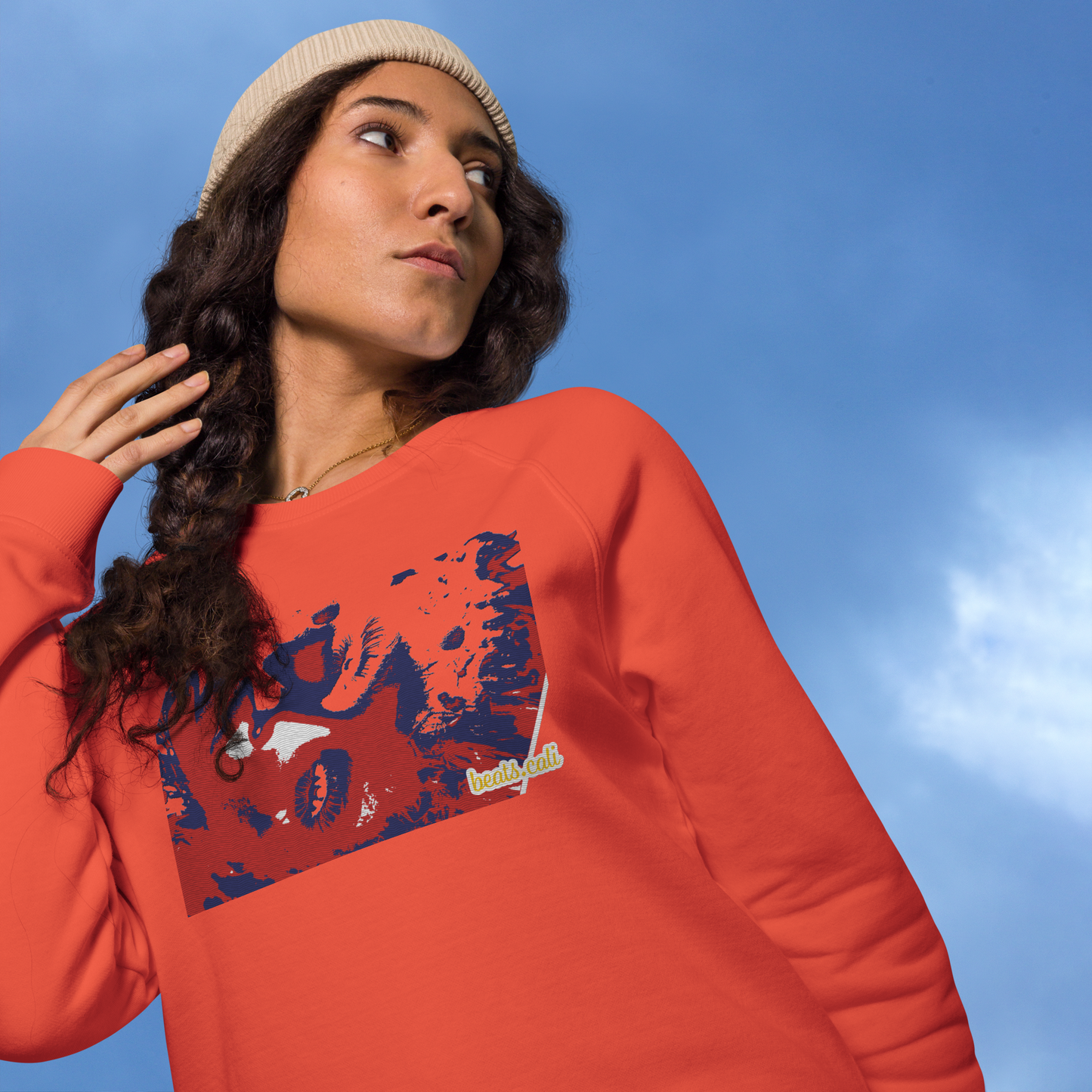 Unisex raglan sweatshirt