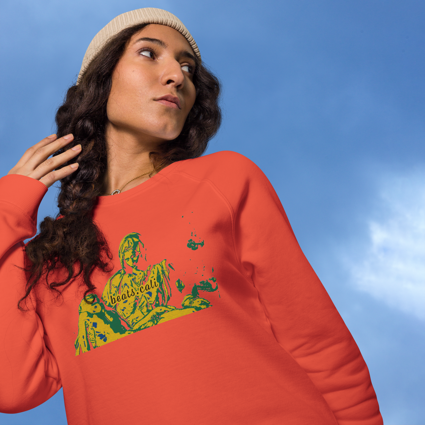 Unisex raglan sweatshirt