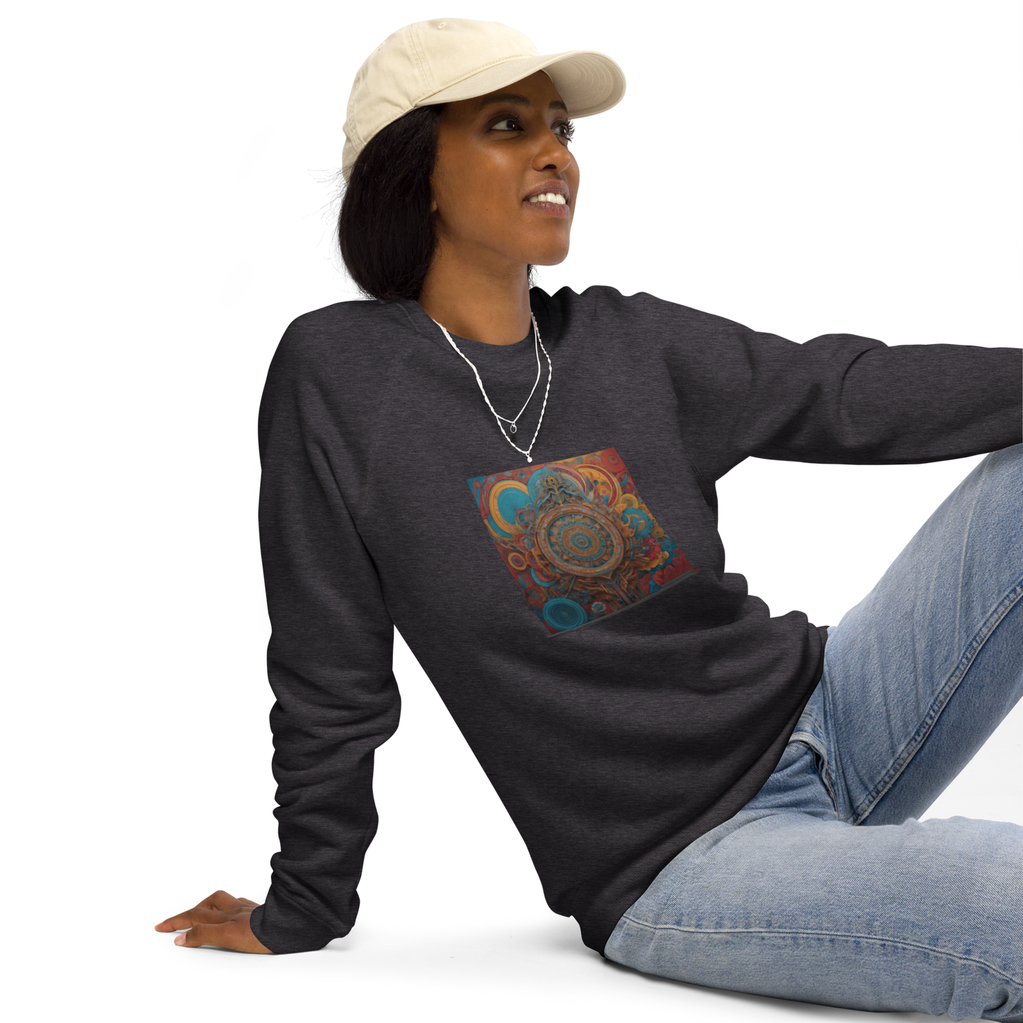Unisex raglan sweatshirt