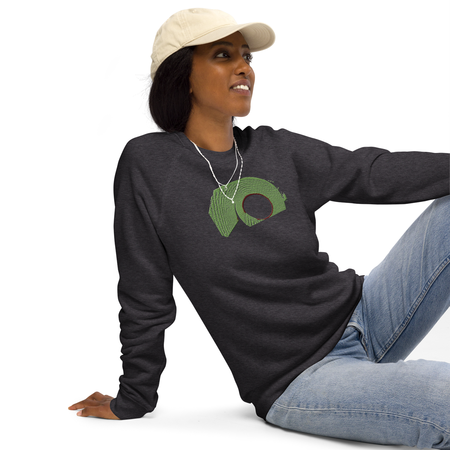 Unisex raglan sweatshirt