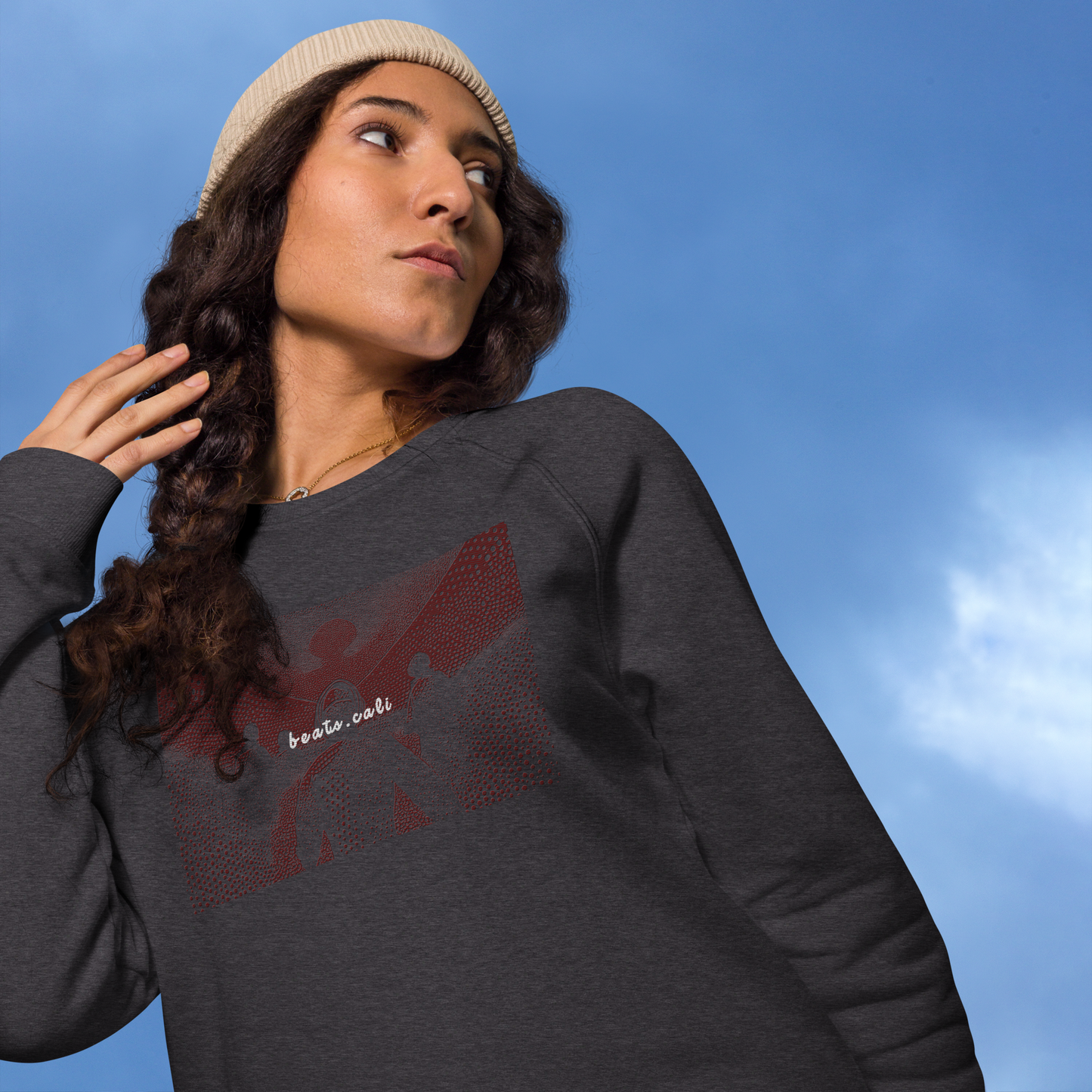Unisex raglan sweatshirt