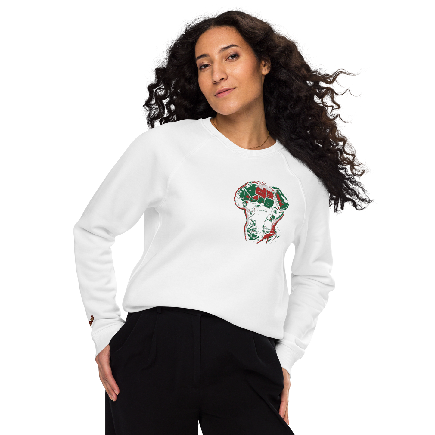 Unisex raglan sweatshirt