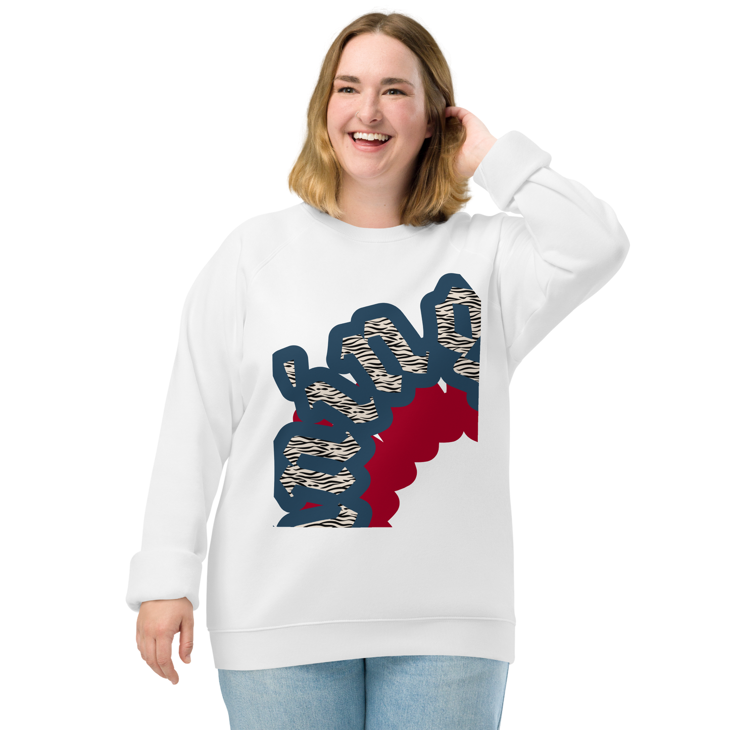 Unisex raglan sweatshirt