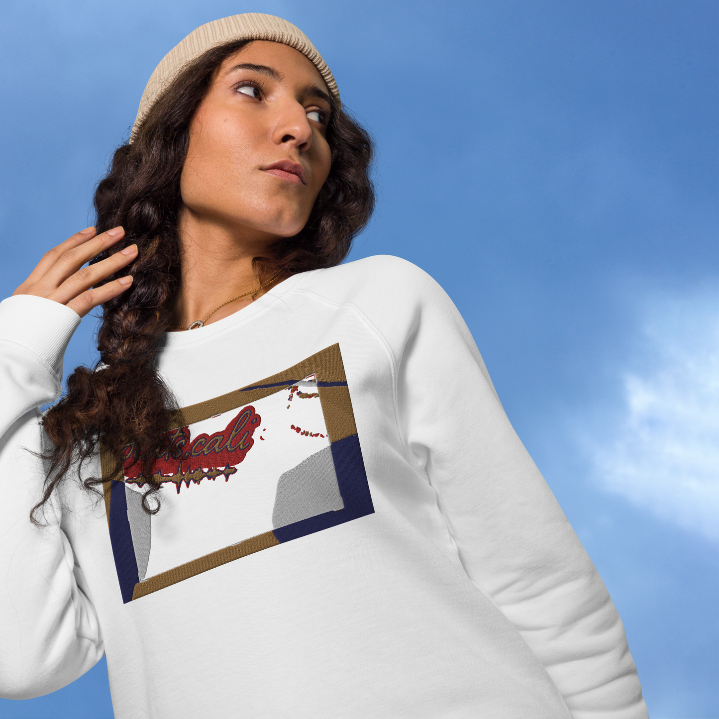 Unisex raglan sweatshirt