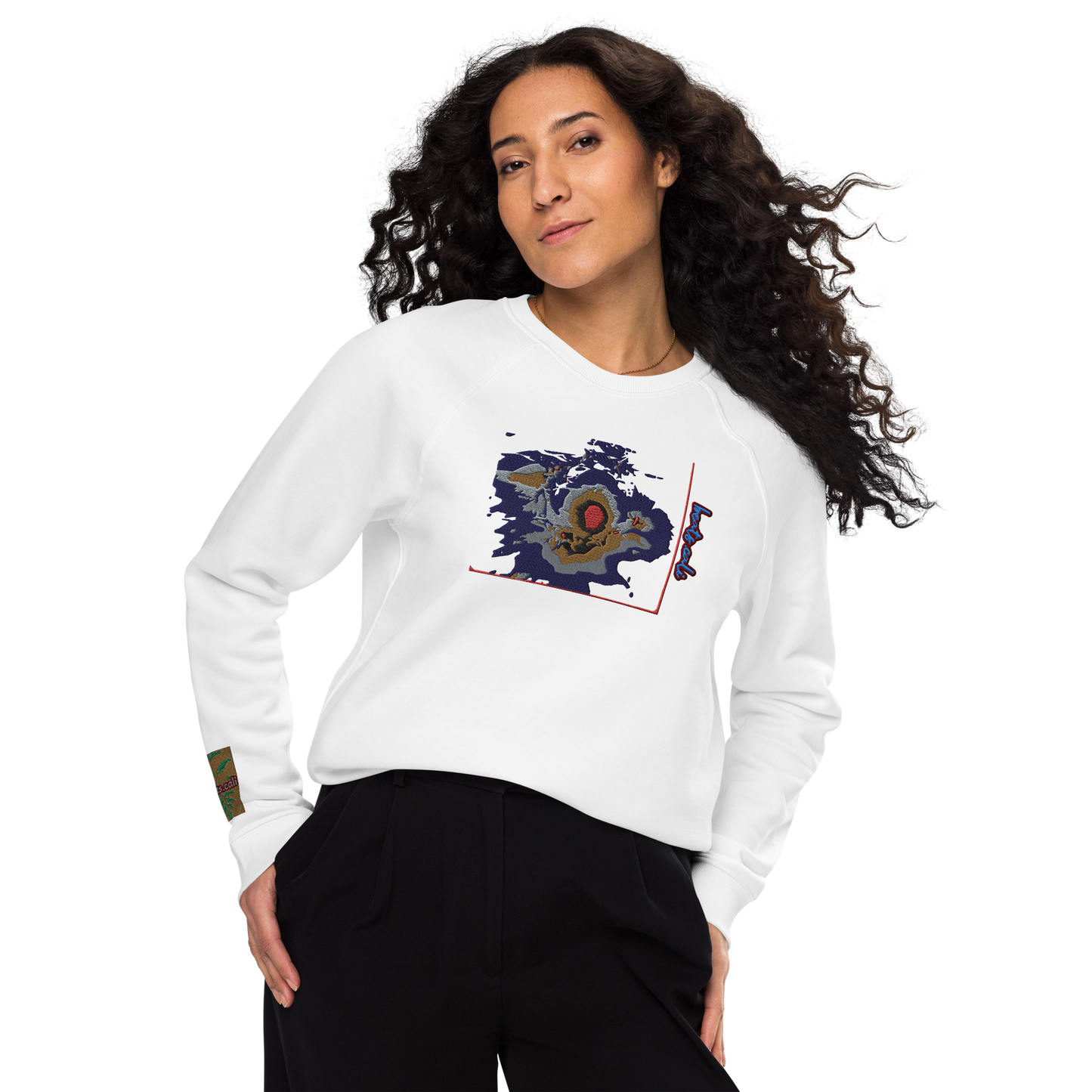 Unisex raglan sweatshirt