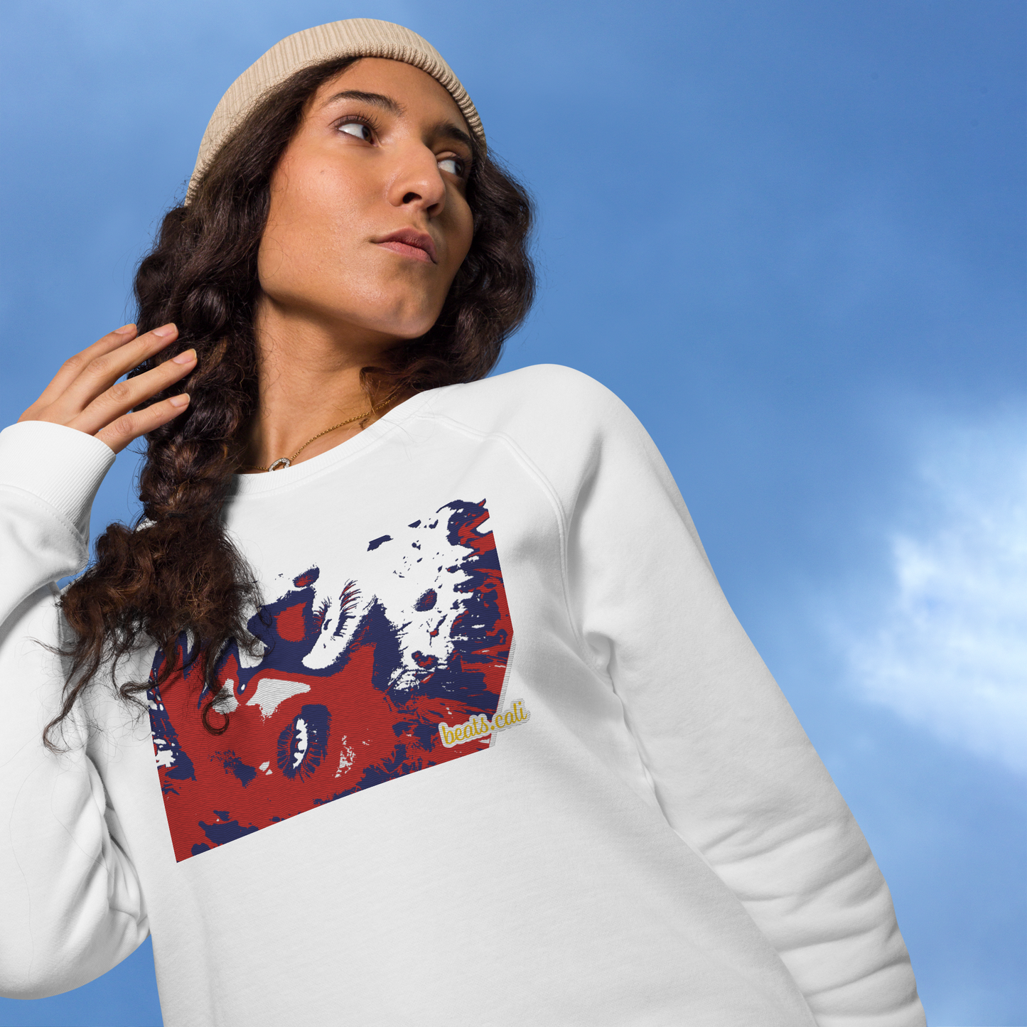 Unisex raglan sweatshirt