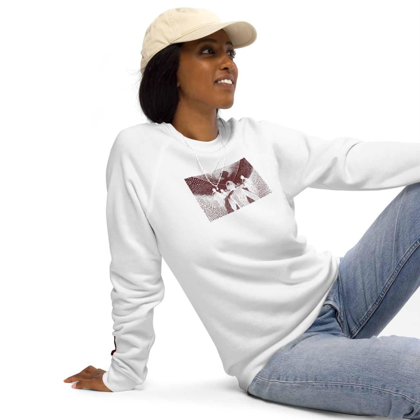 Unisex raglan sweatshirt