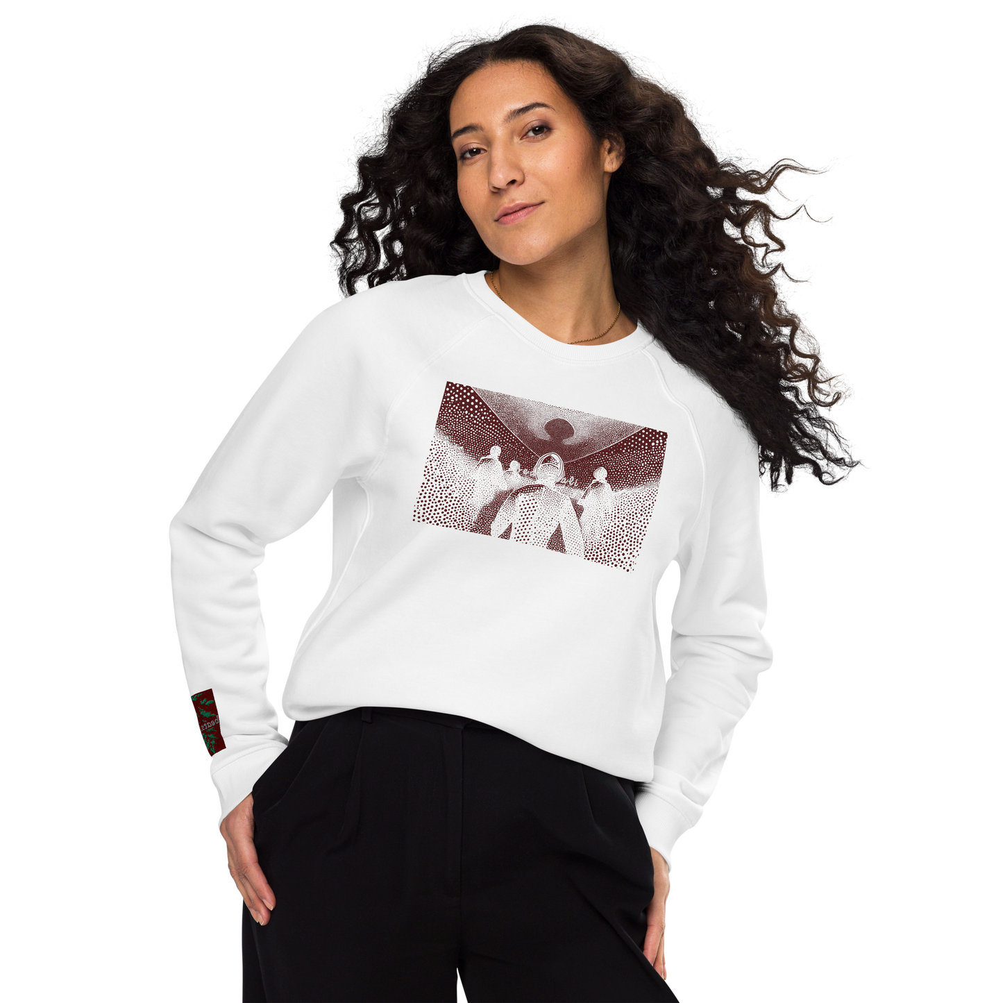 Unisex raglan sweatshirt