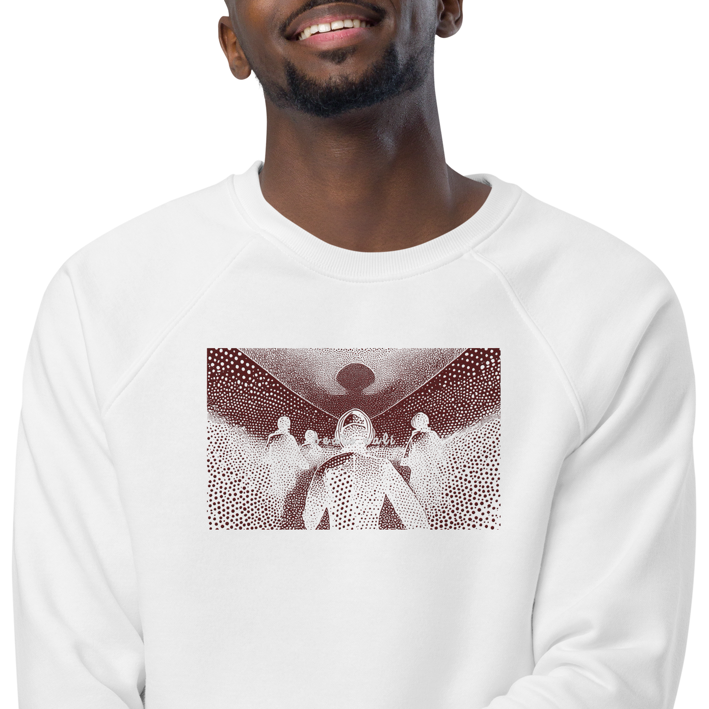 Unisex raglan sweatshirt
