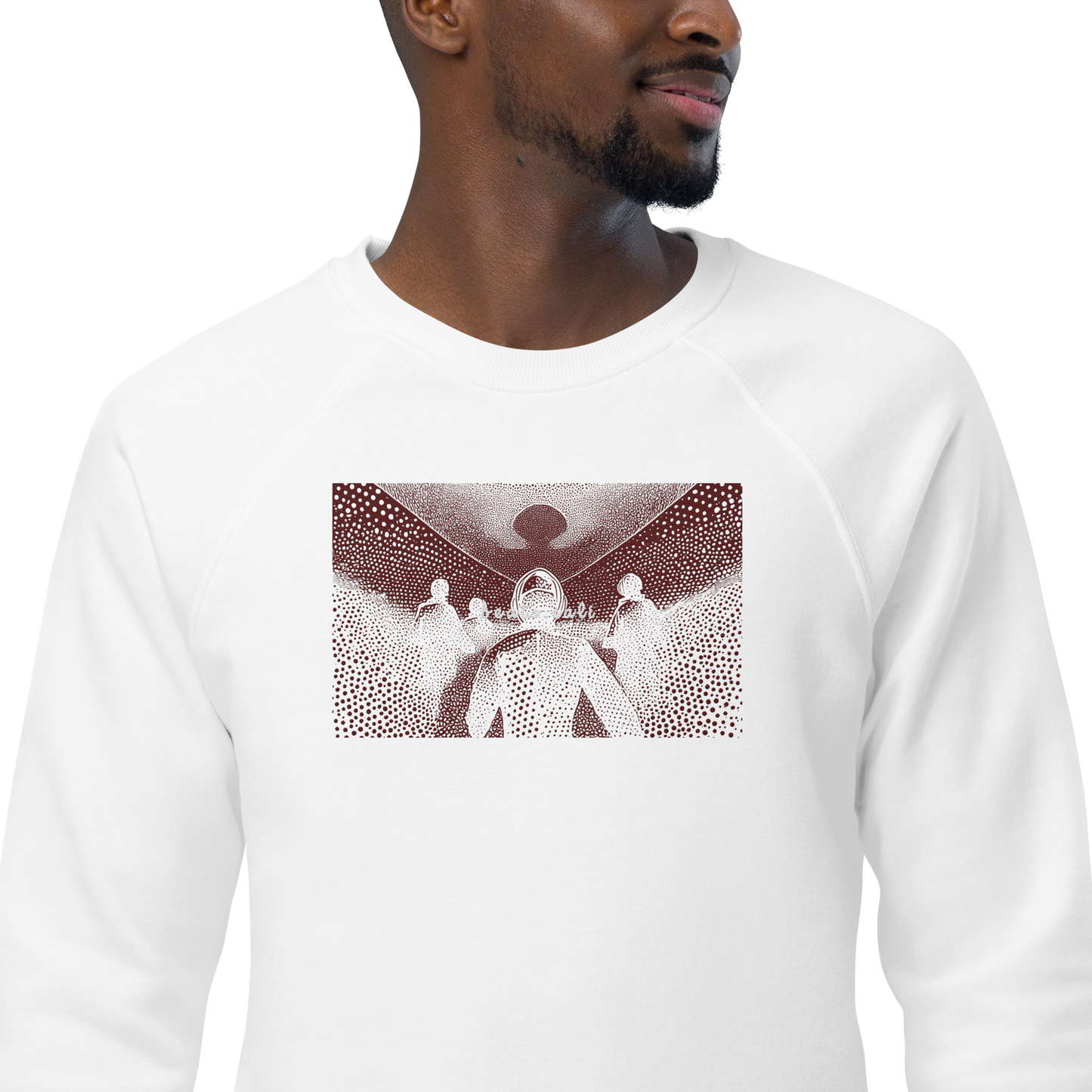 Unisex raglan sweatshirt