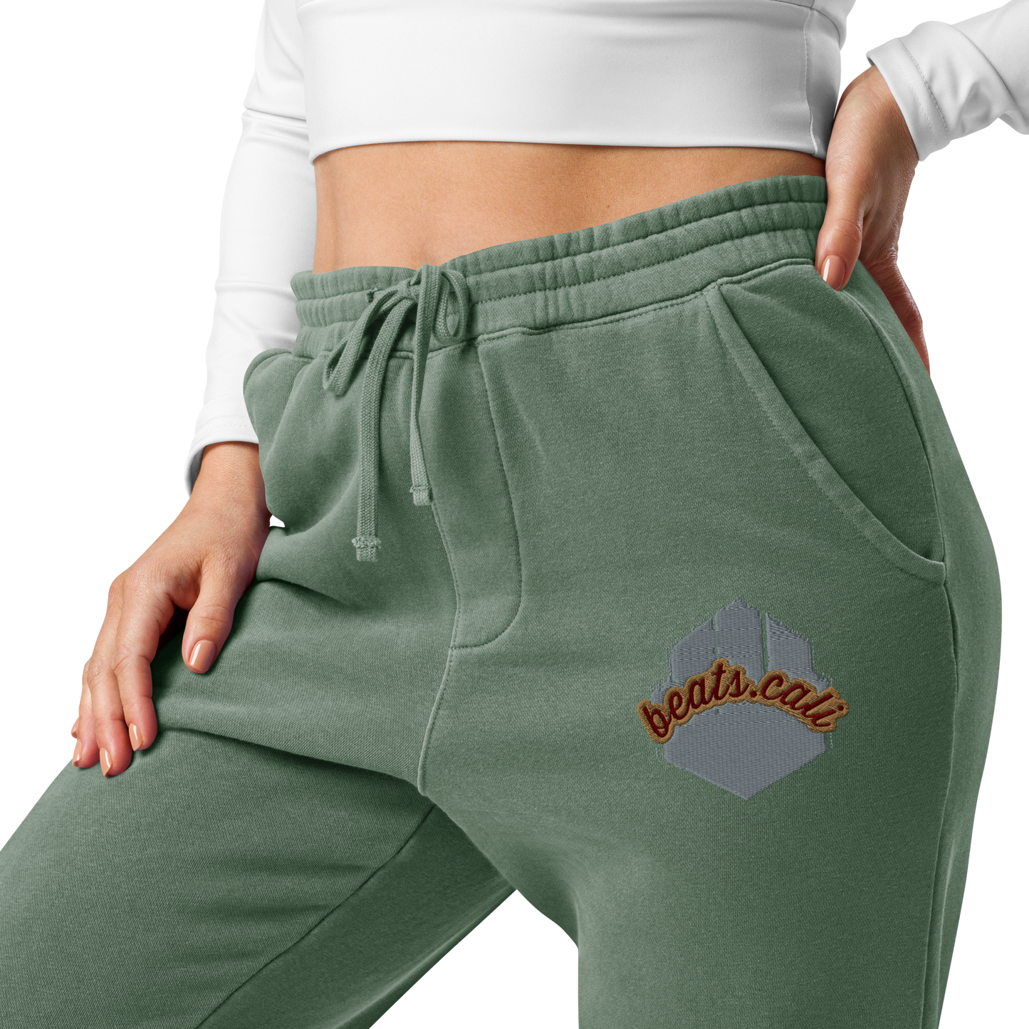 Unisex pigment-dyed sweatpants