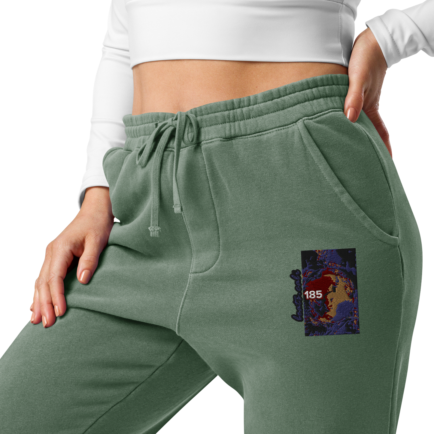 Unisex pigment-dyed sweatpants