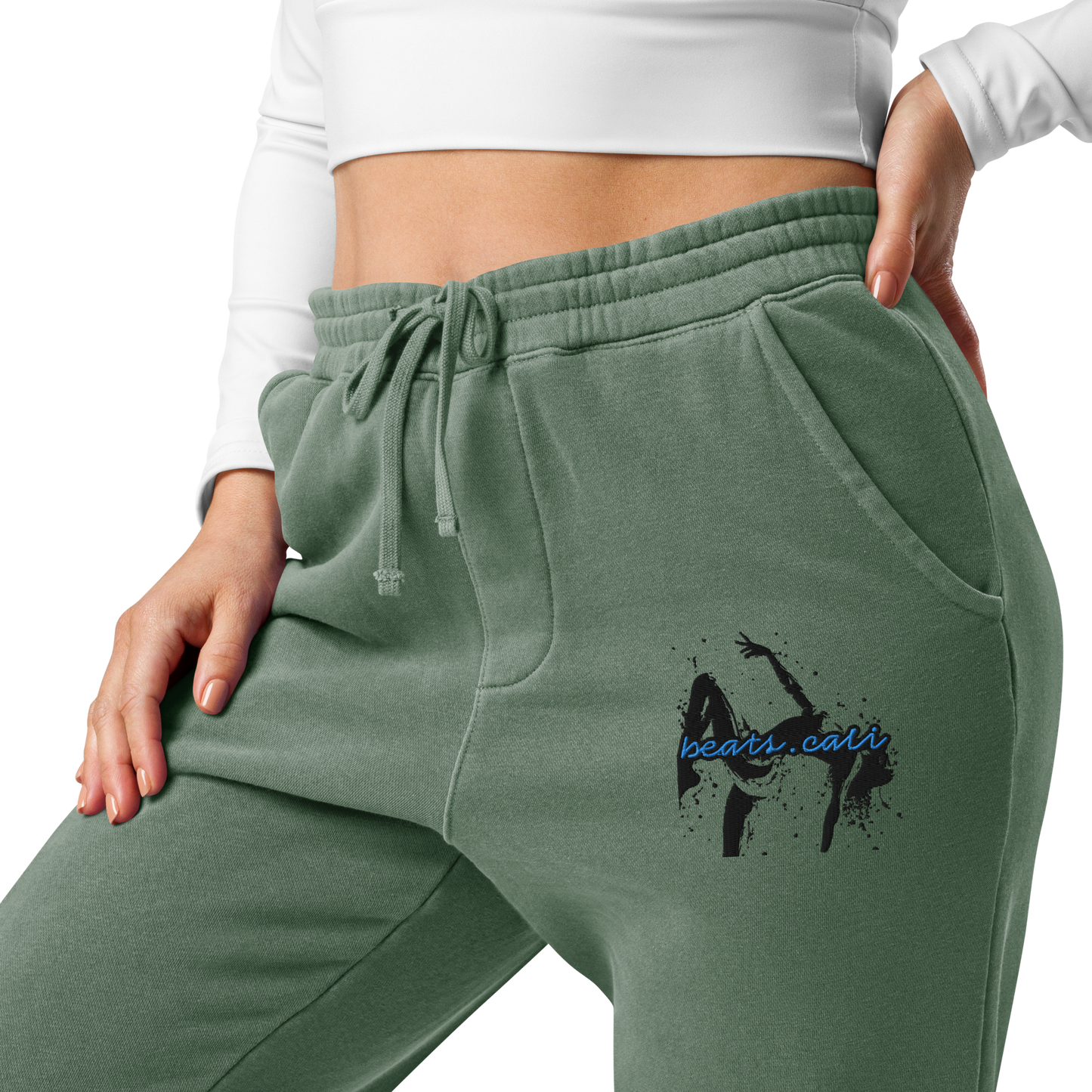 Unisex pigment-dyed sweatpants
