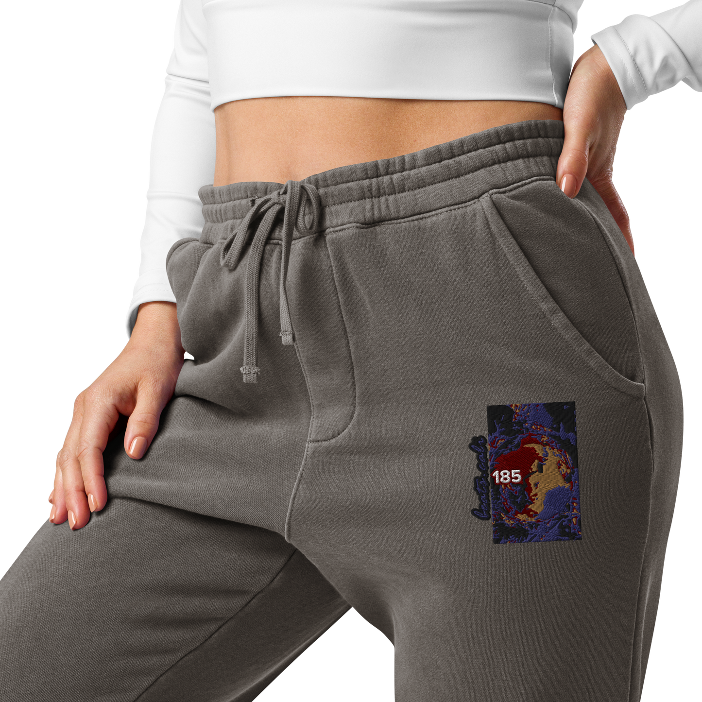 Unisex pigment-dyed sweatpants