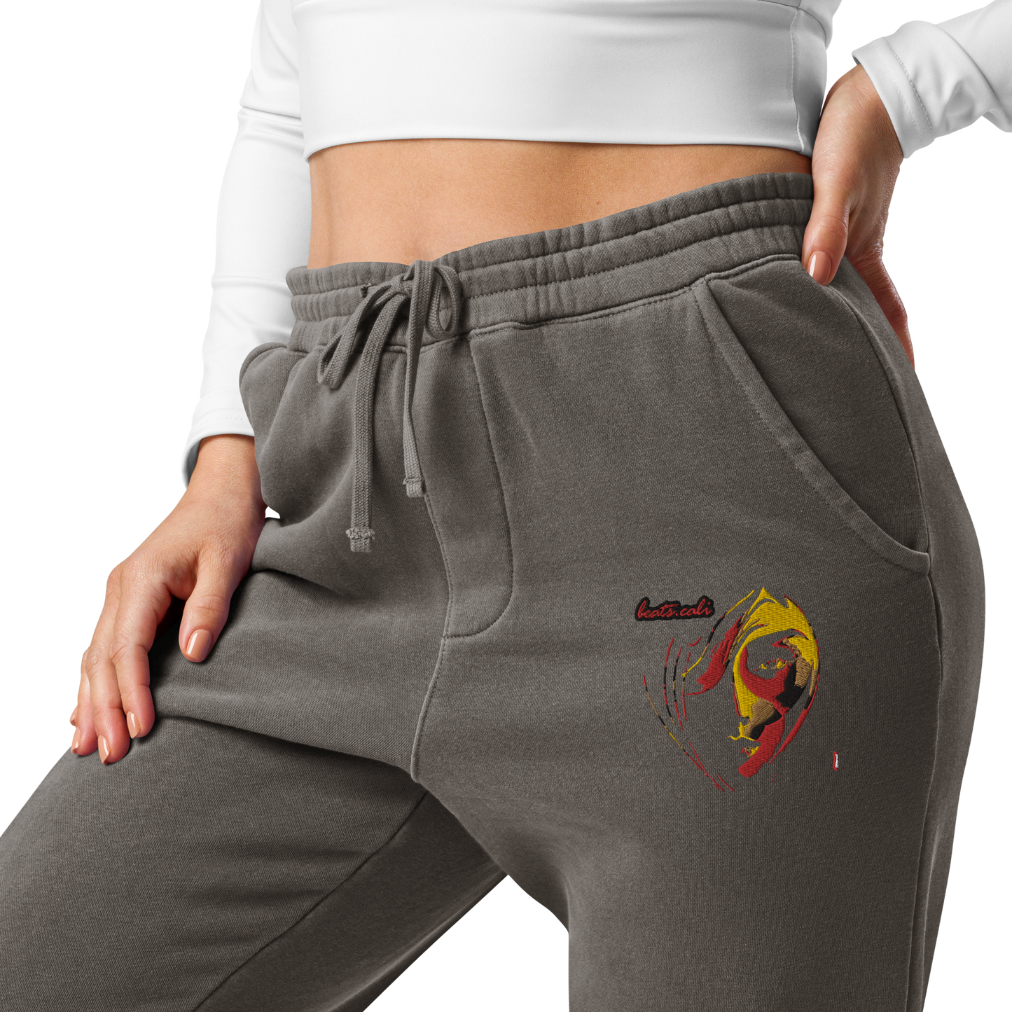 Unisex pigment-dyed sweatpants