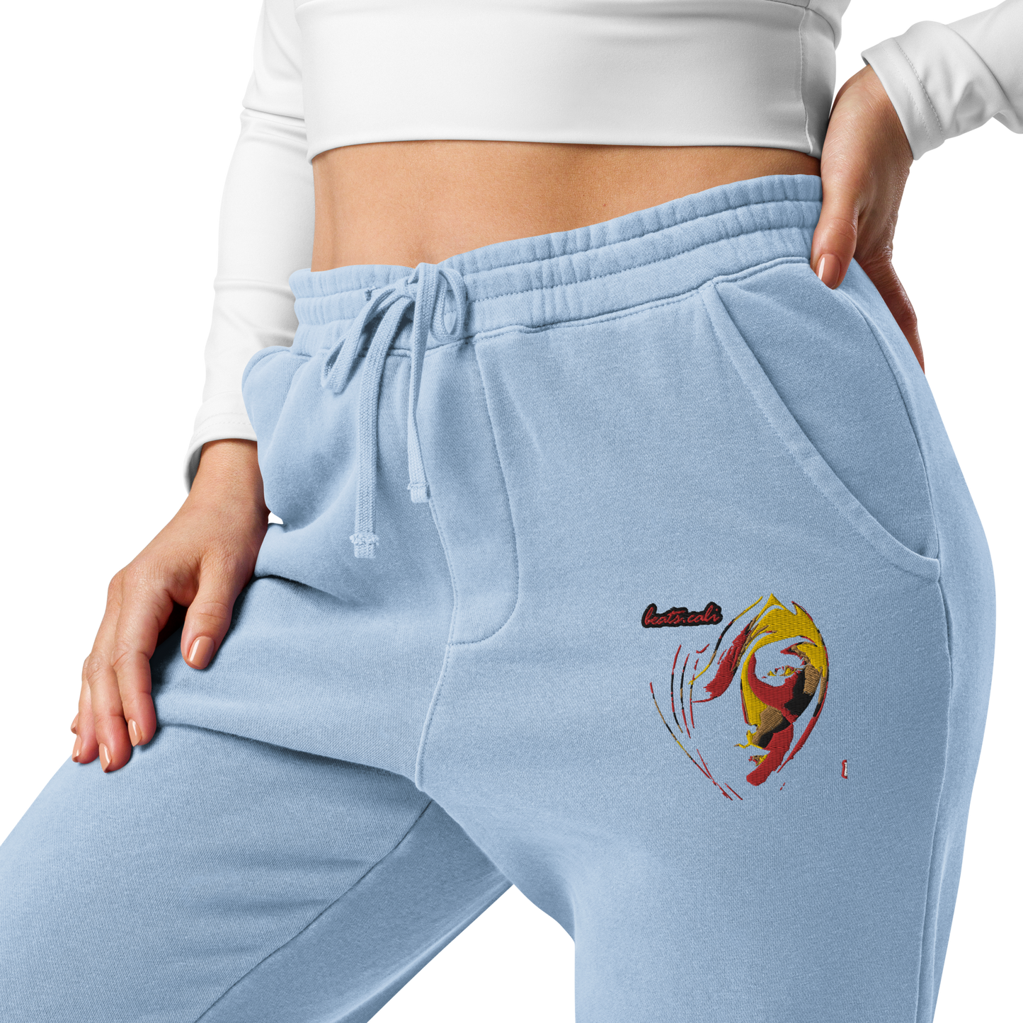 Unisex pigment-dyed sweatpants