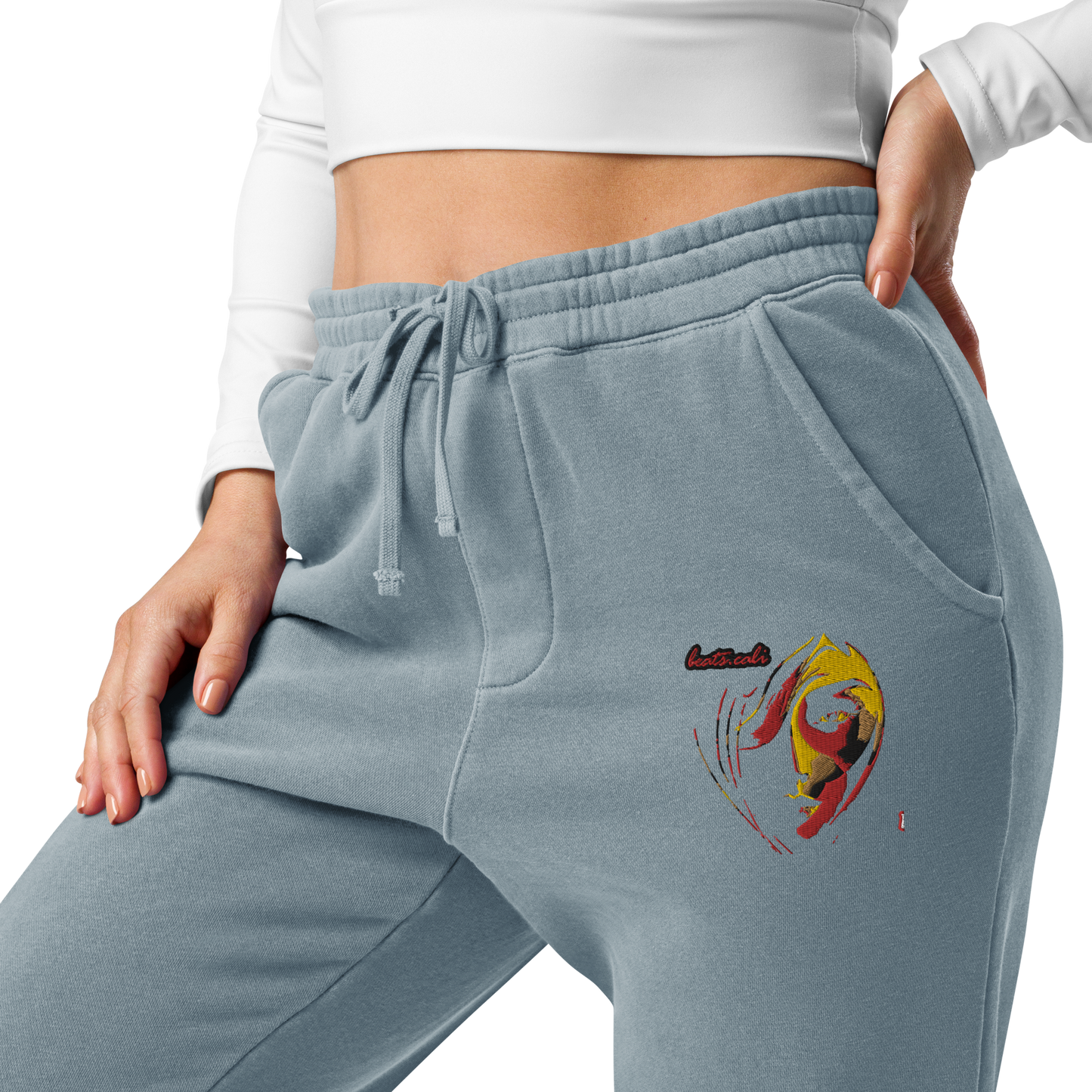 Unisex pigment-dyed sweatpants