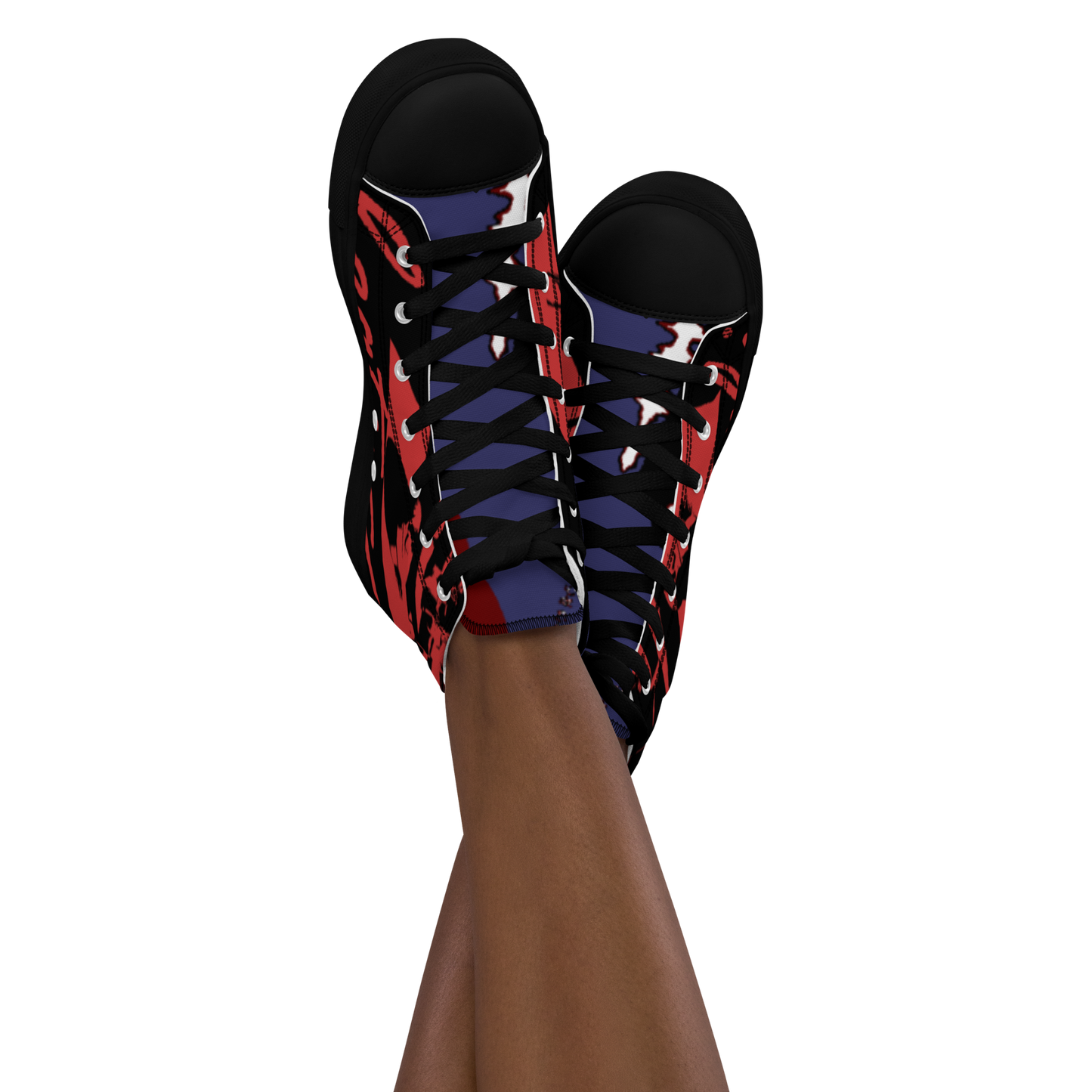 Women’s high top canvas shoes