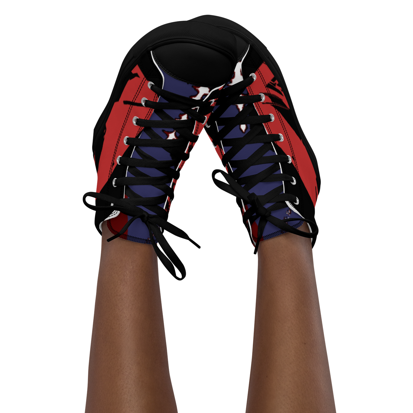 Women’s high top canvas shoes