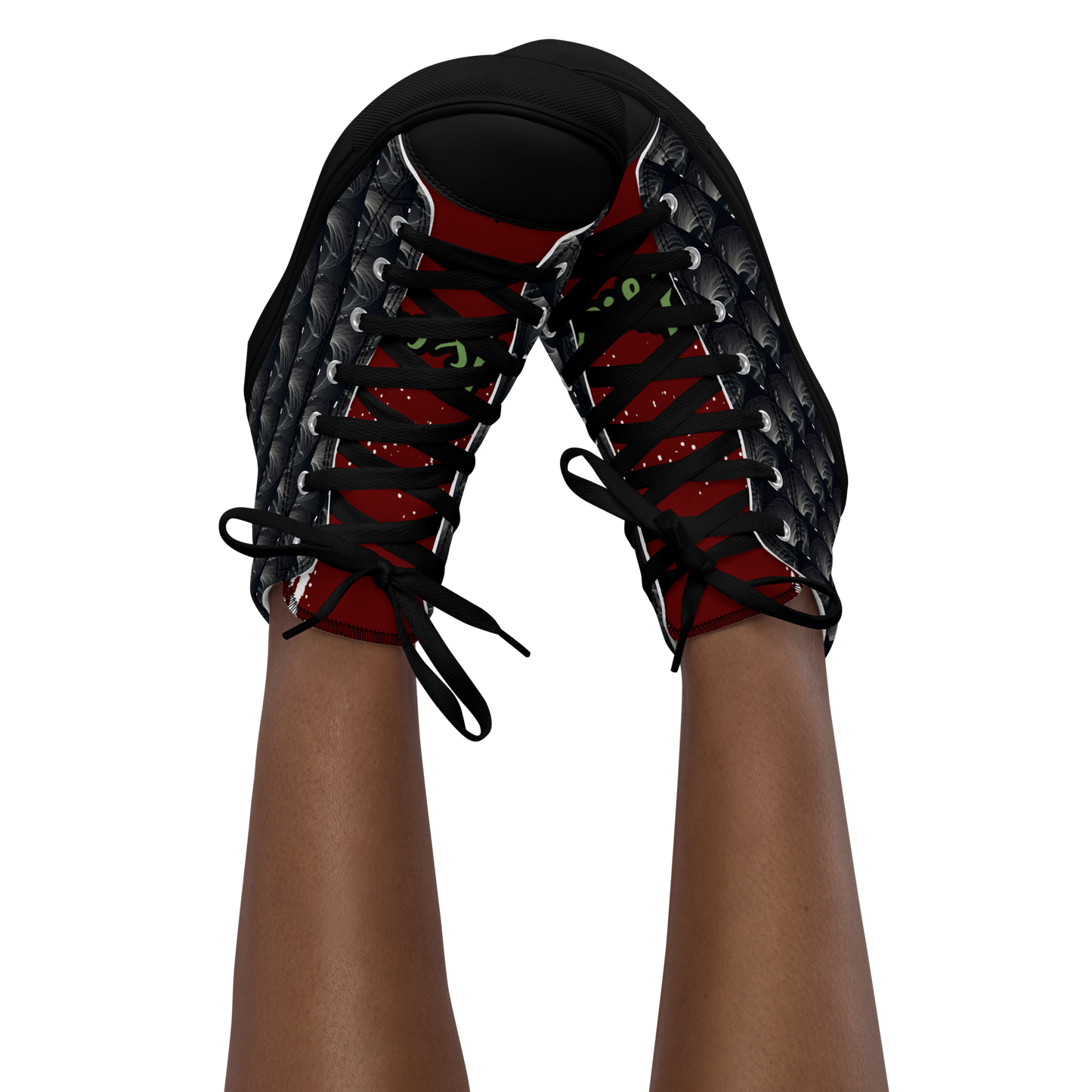 Women’s high top canvas shoes
