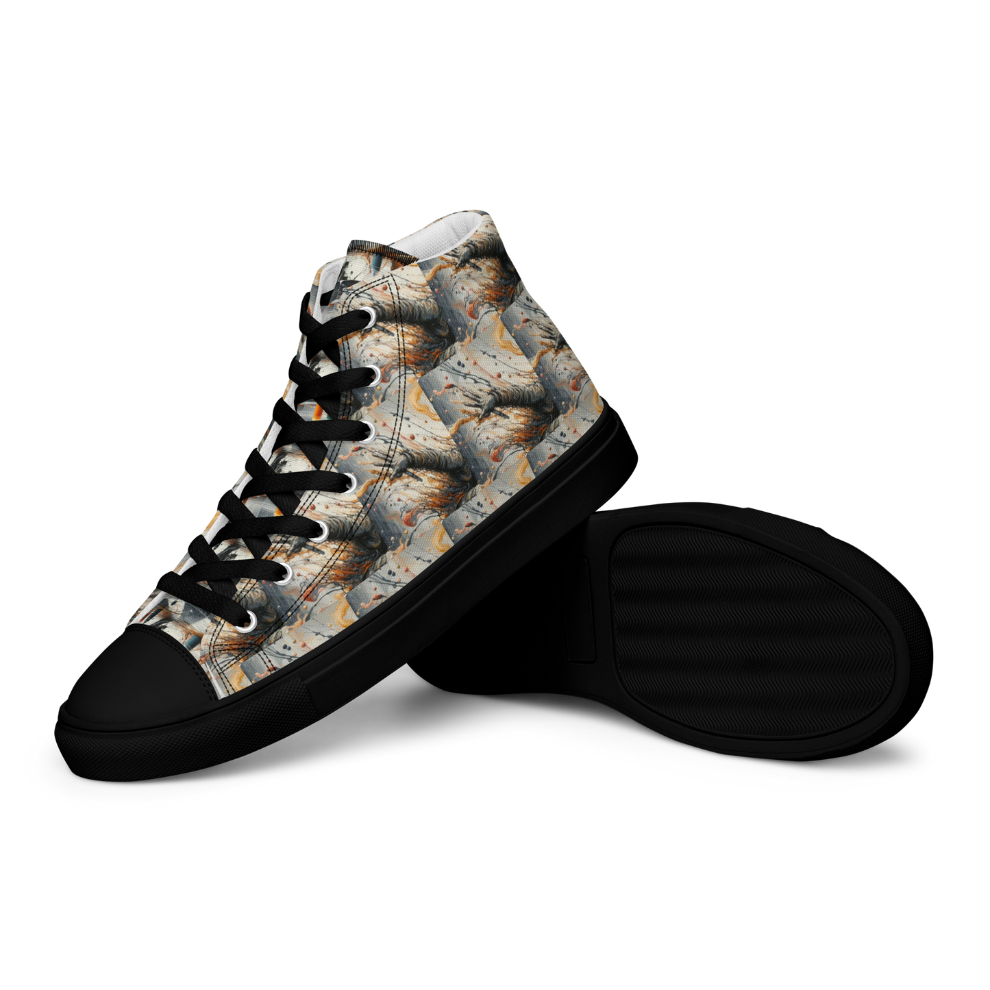 Women’s high top canvas shoes