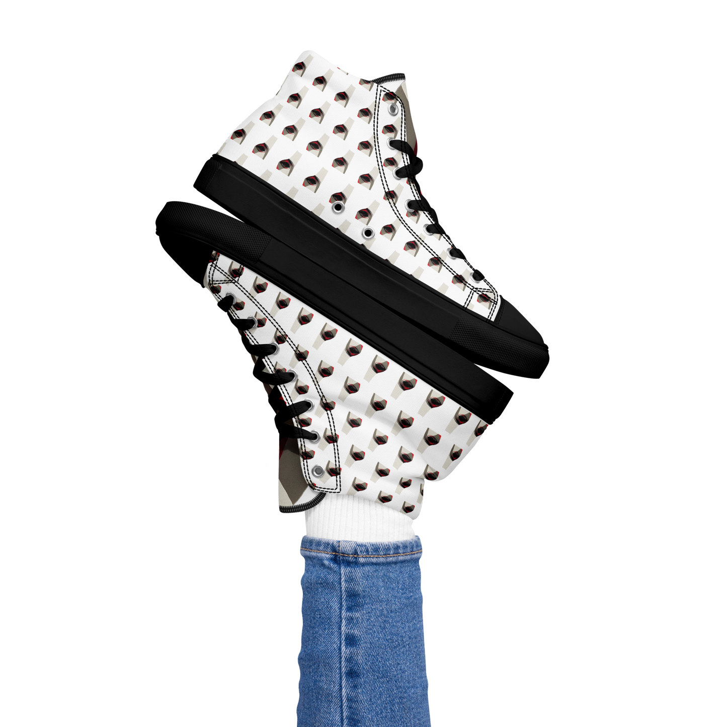Women’s high top canvas shoes