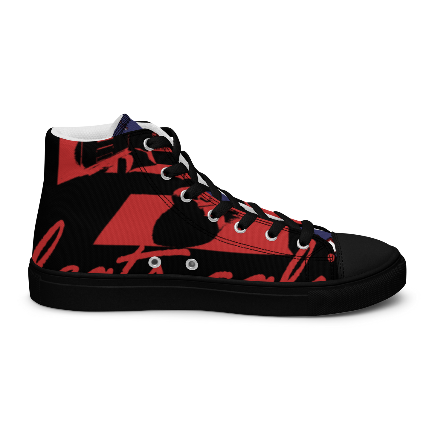 Women’s high top canvas shoes