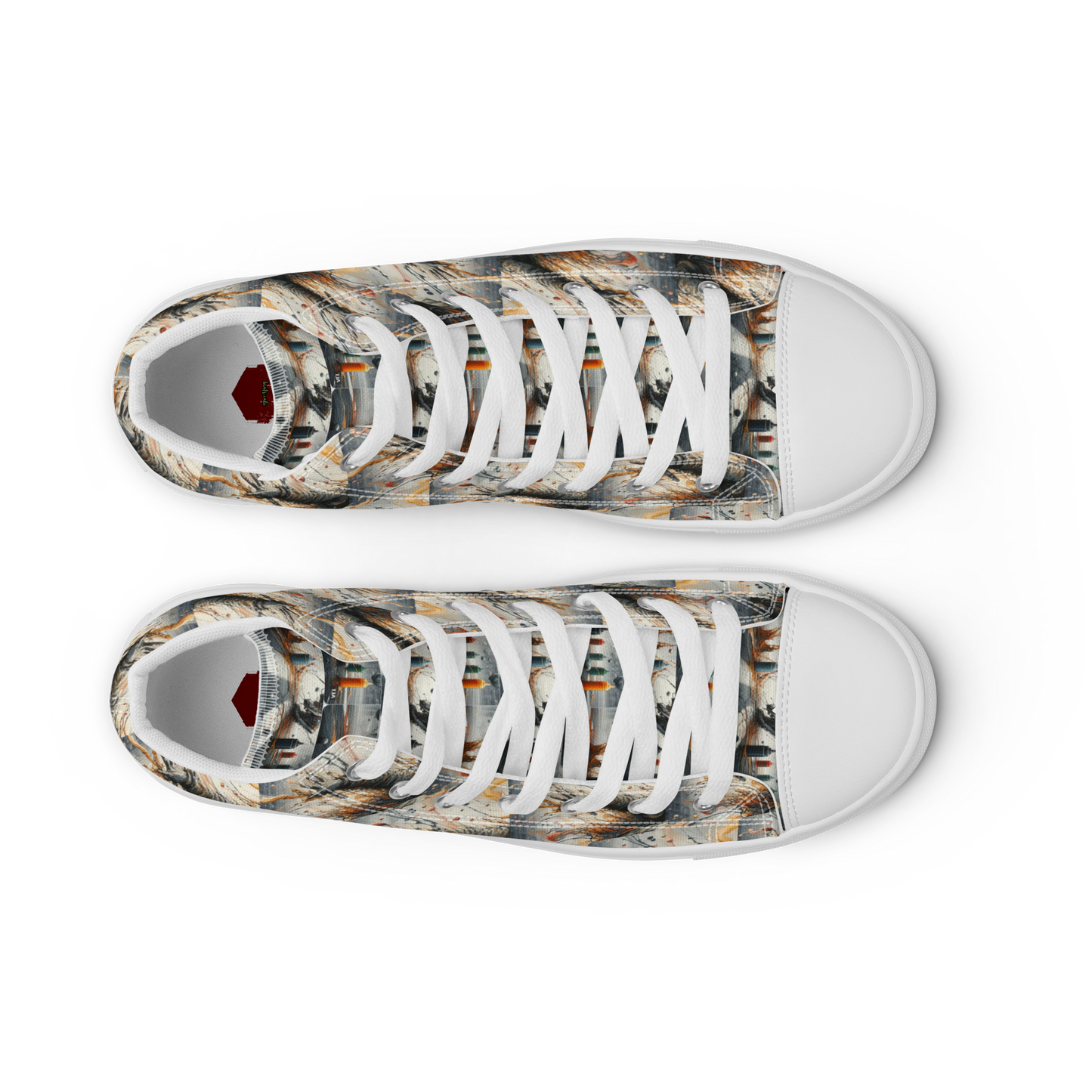Women’s high top canvas shoes