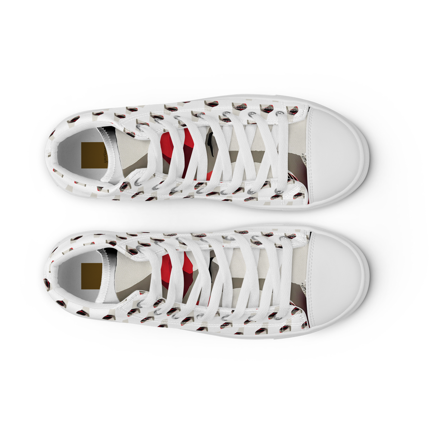 Women’s high top canvas shoes