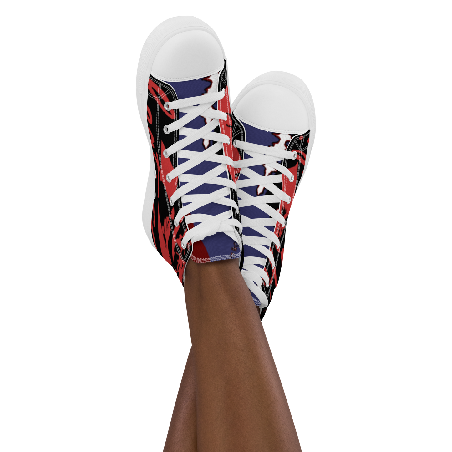 Women’s high top canvas shoes