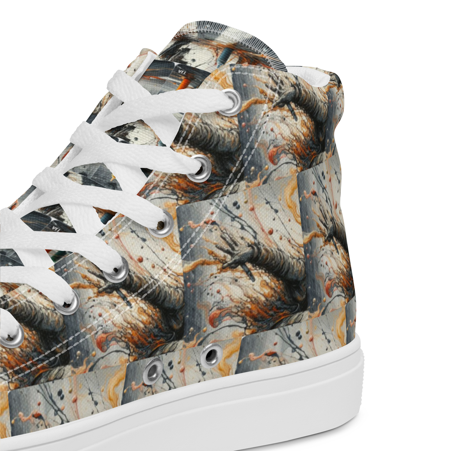 Women’s high top canvas shoes