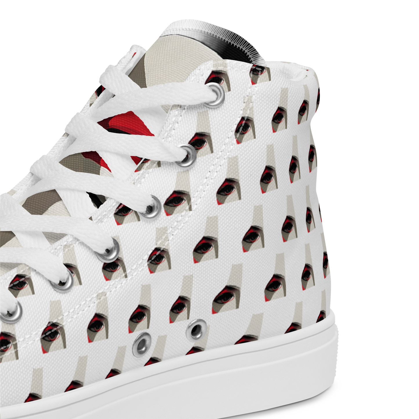 Women’s high top canvas shoes