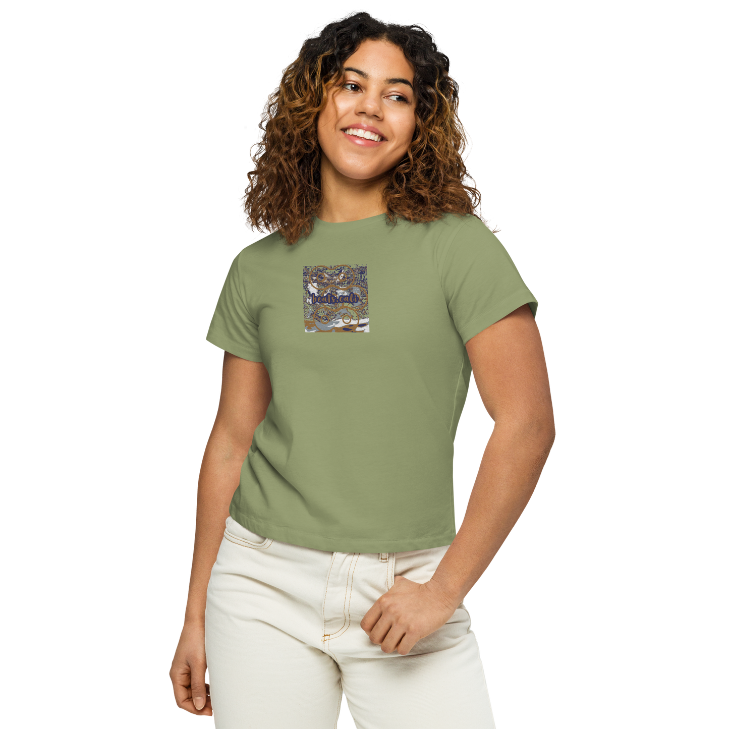 Women’s high-waisted t-shirt