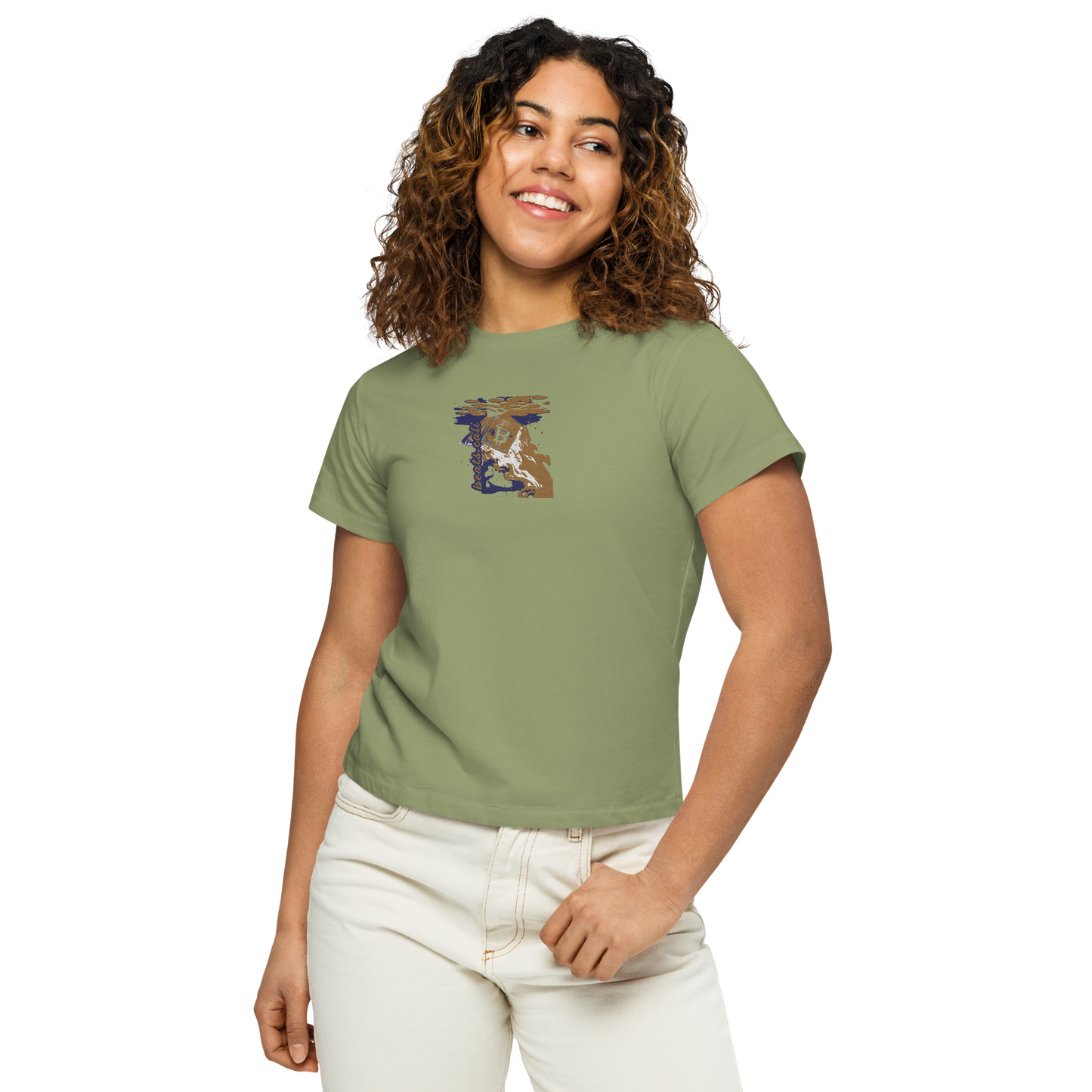 Women’s high-waisted t-shirt