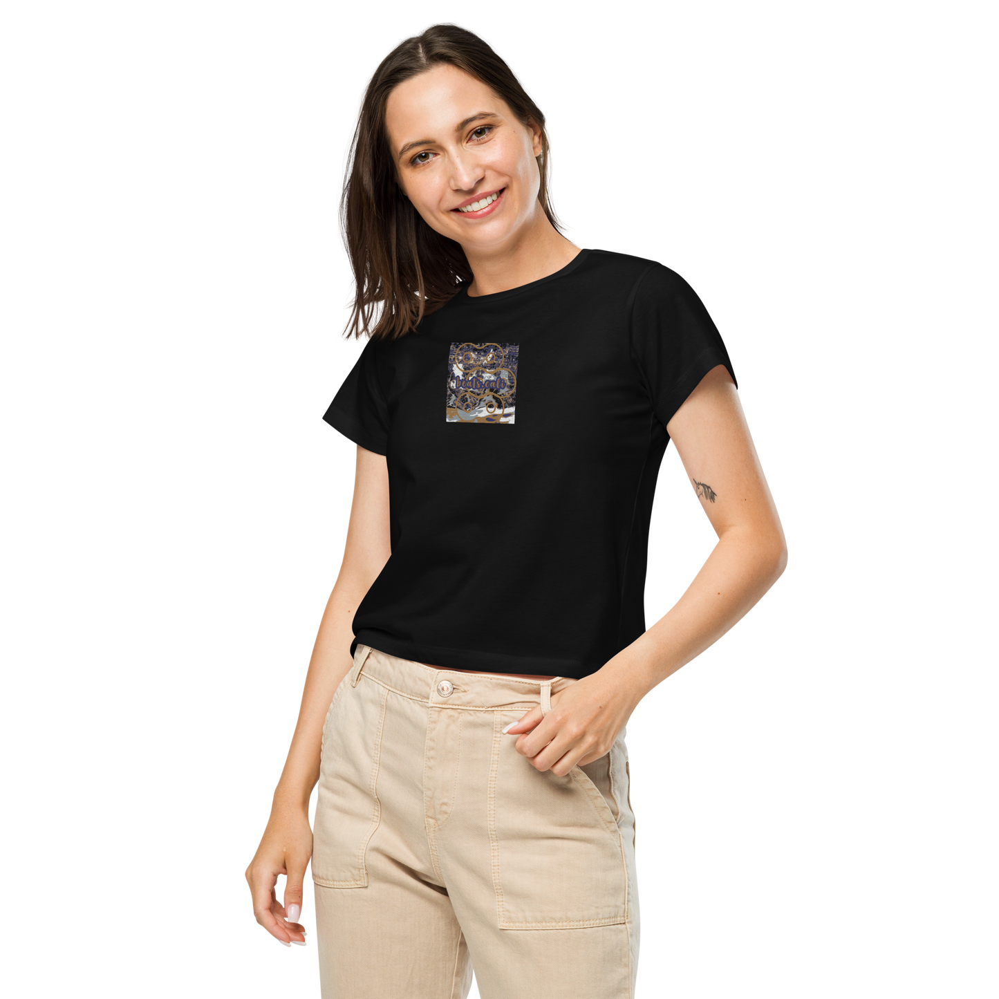 Women’s high-waisted t-shirt