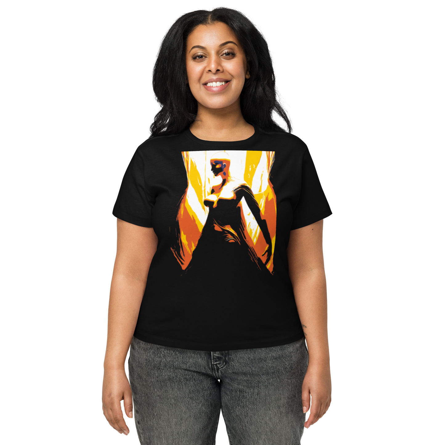 Women’s high-waisted t-shirt