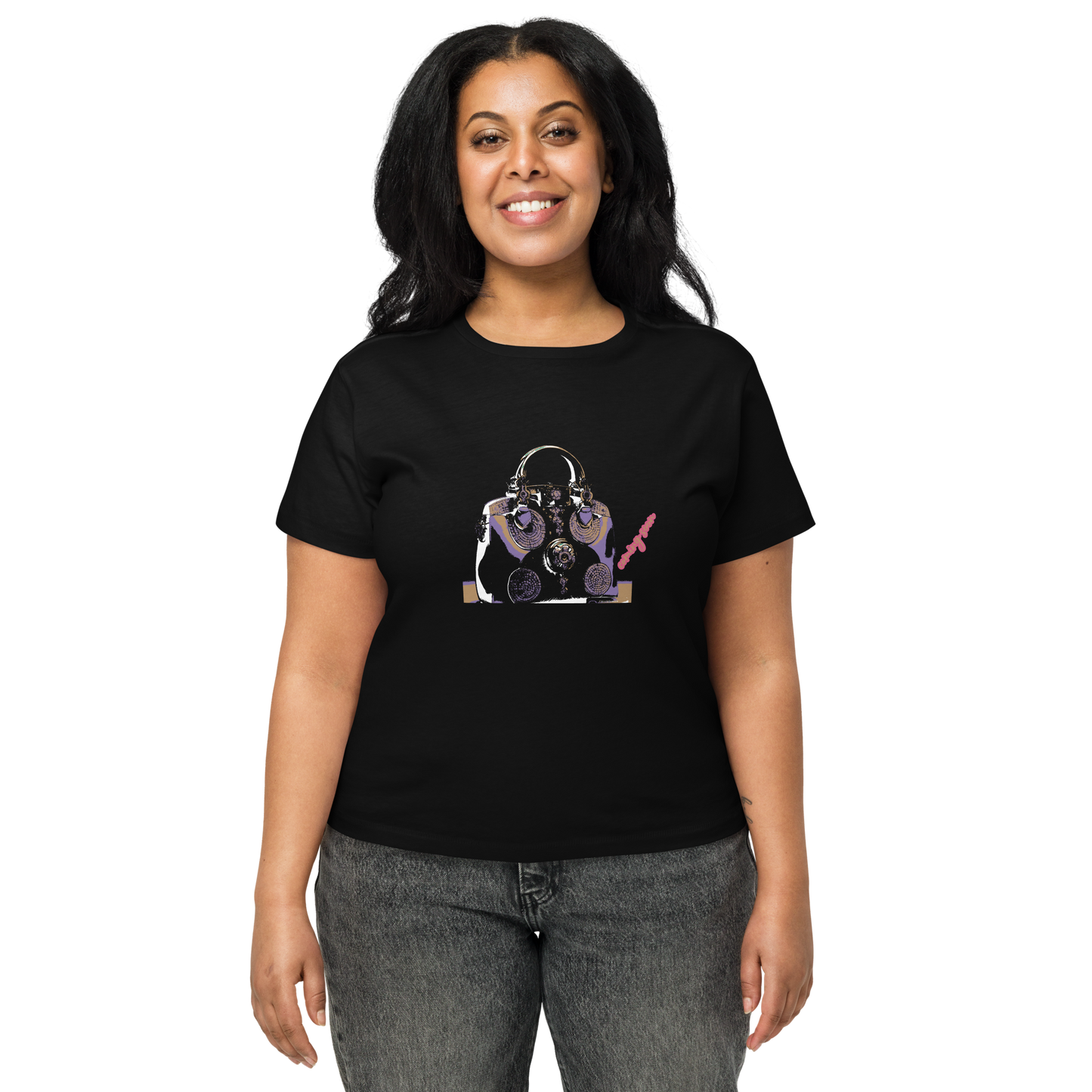 Women’s high-waisted t-shirt