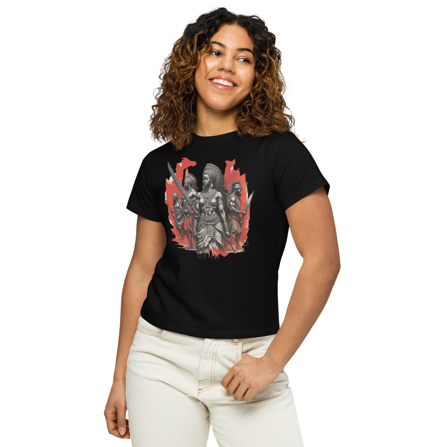 Women’s high-waisted t-shirt