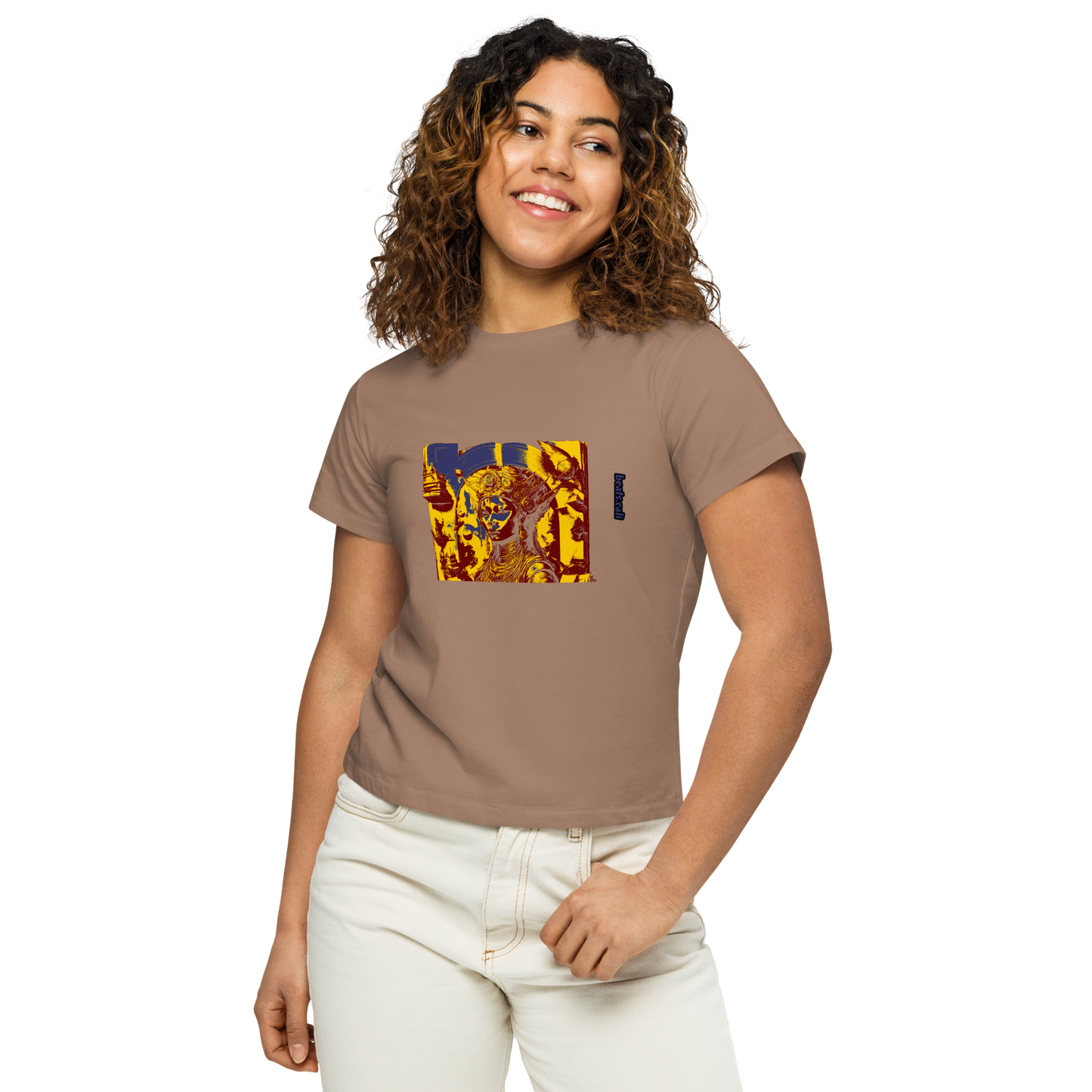 Women’s high-waisted t-shirt