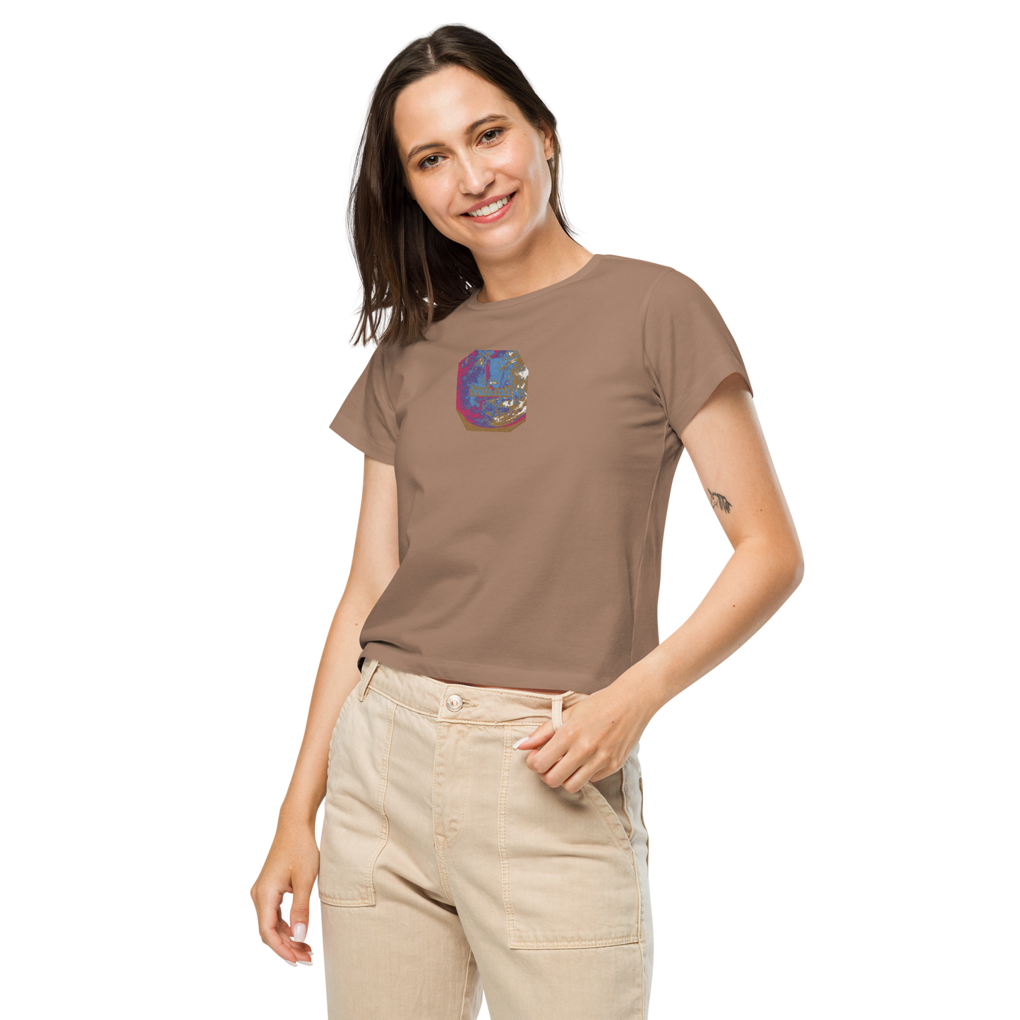 Women’s high-waisted t-shirt