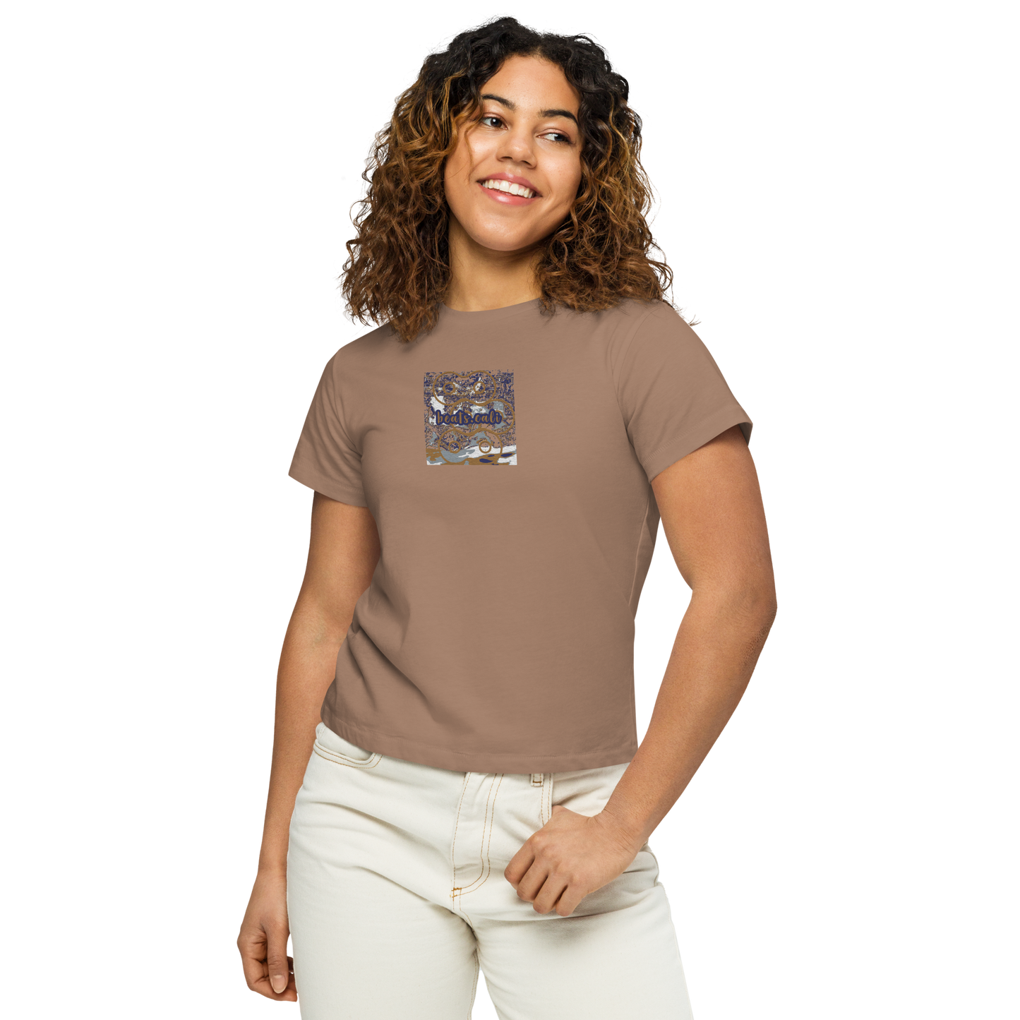 Women’s high-waisted t-shirt
