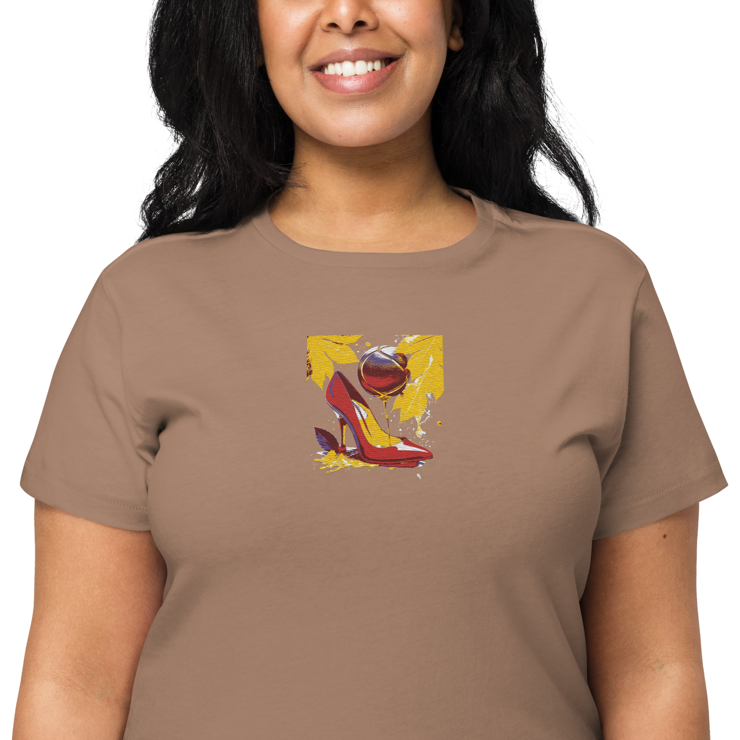Women’s high-waisted t-shirt