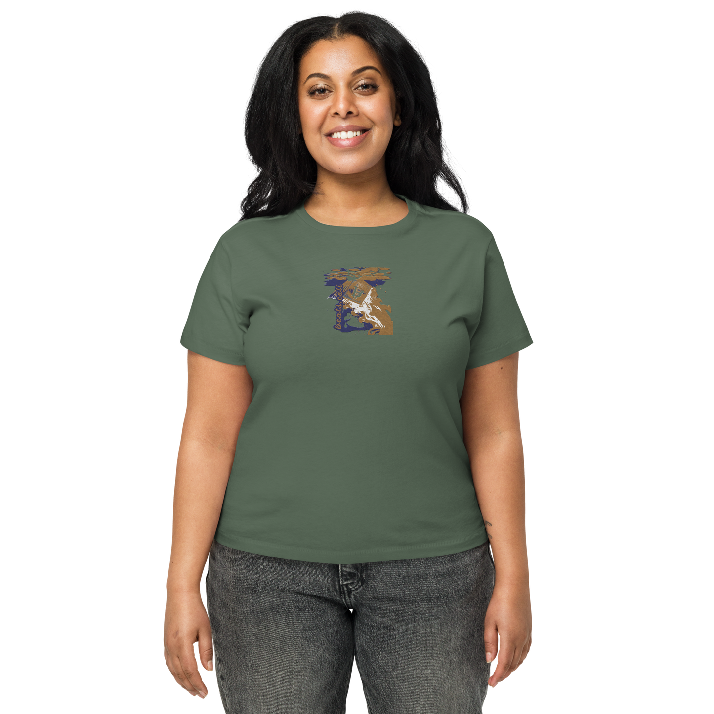 Women’s high-waisted t-shirt