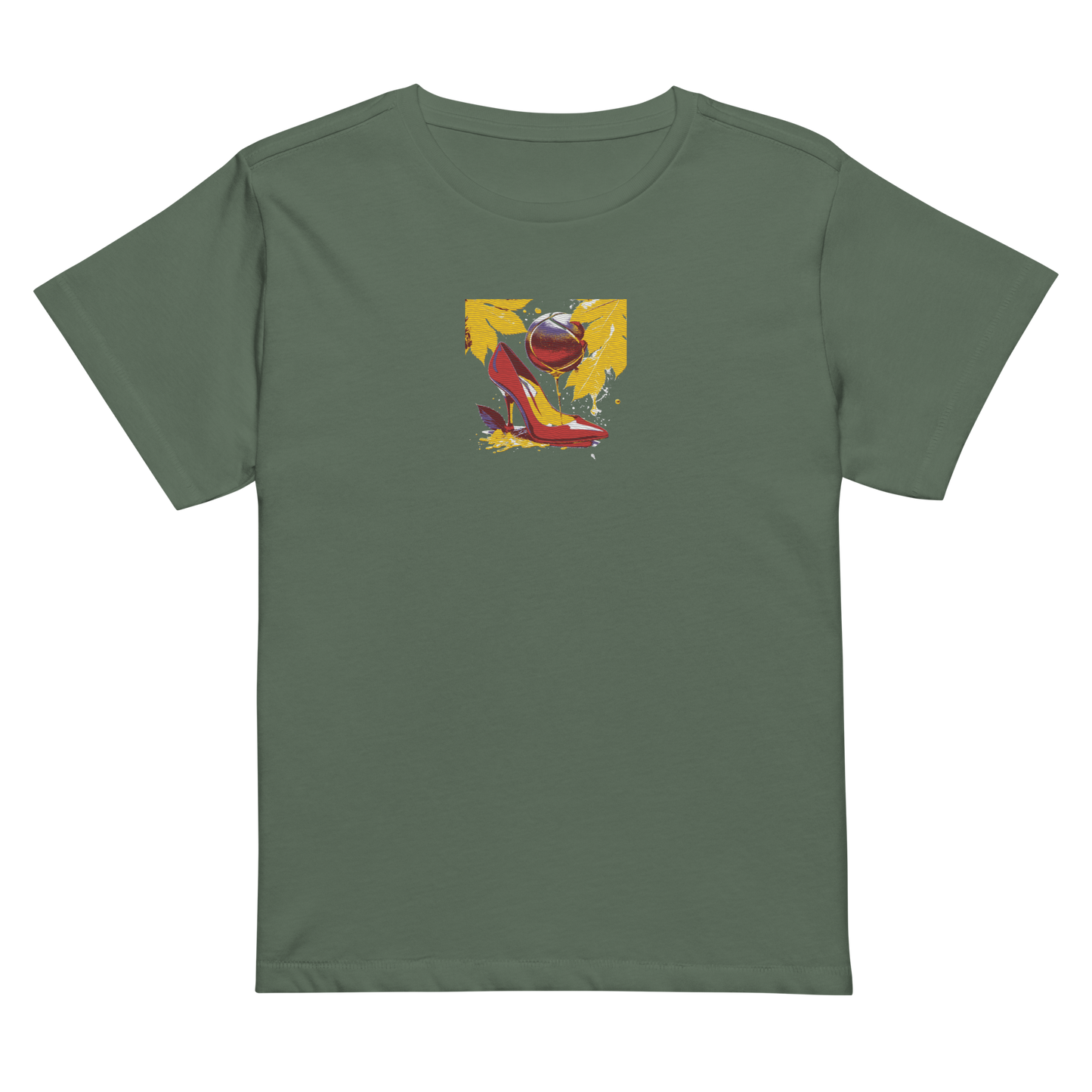 Women’s high-waisted t-shirt
