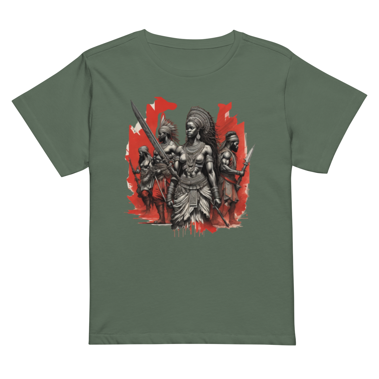 Women’s high-waisted t-shirt