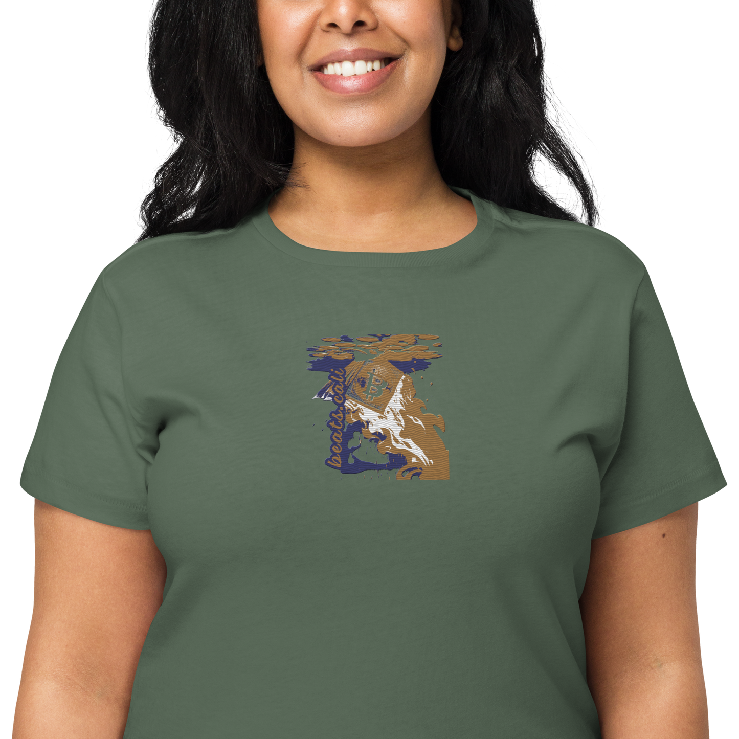 Women’s high-waisted t-shirt