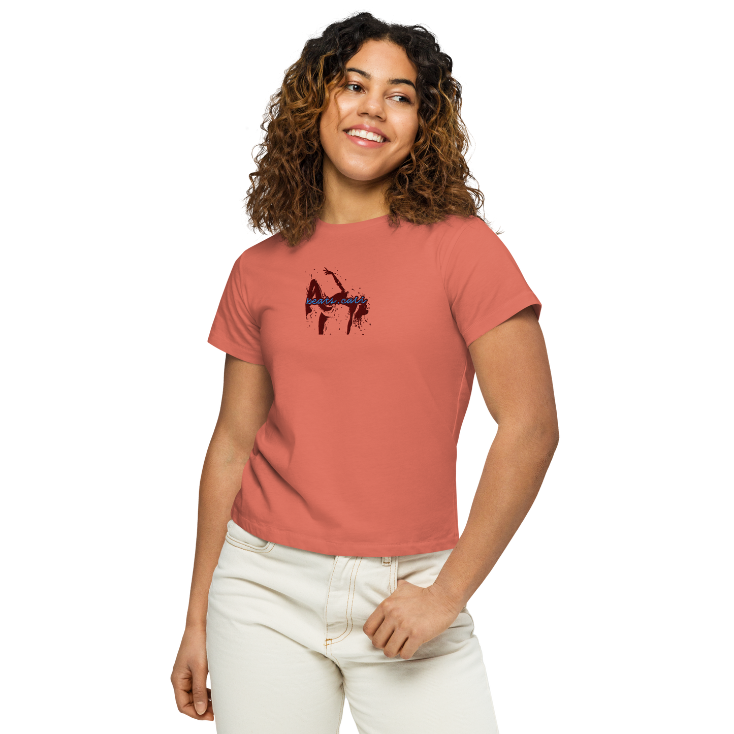 Women’s high-waisted t-shirt