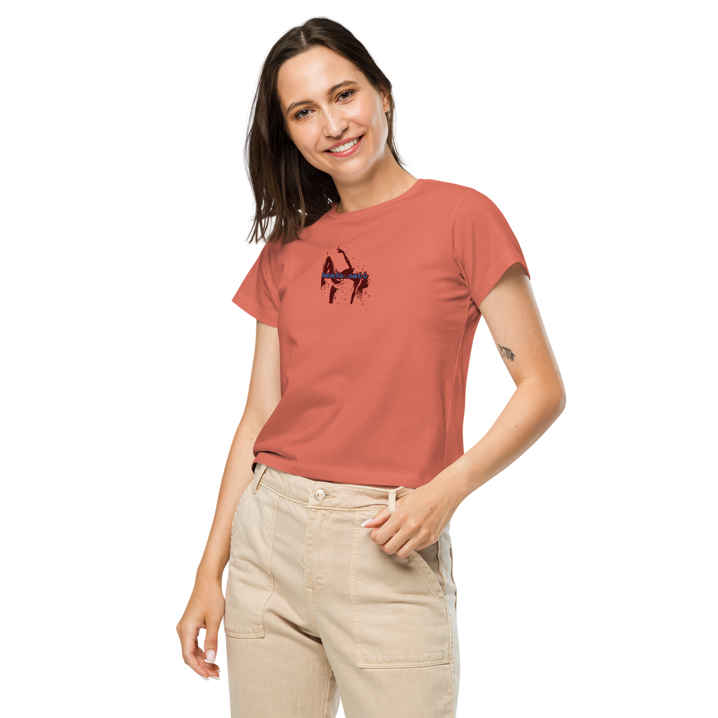 Women’s high-waisted t-shirt