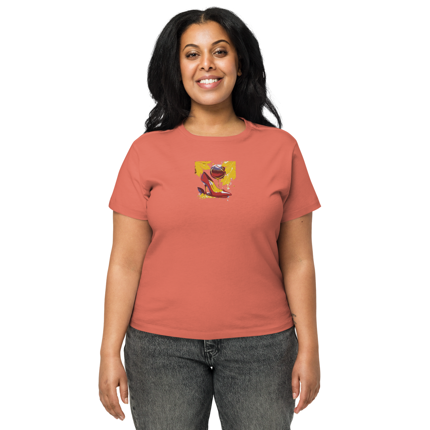 Women’s high-waisted t-shirt